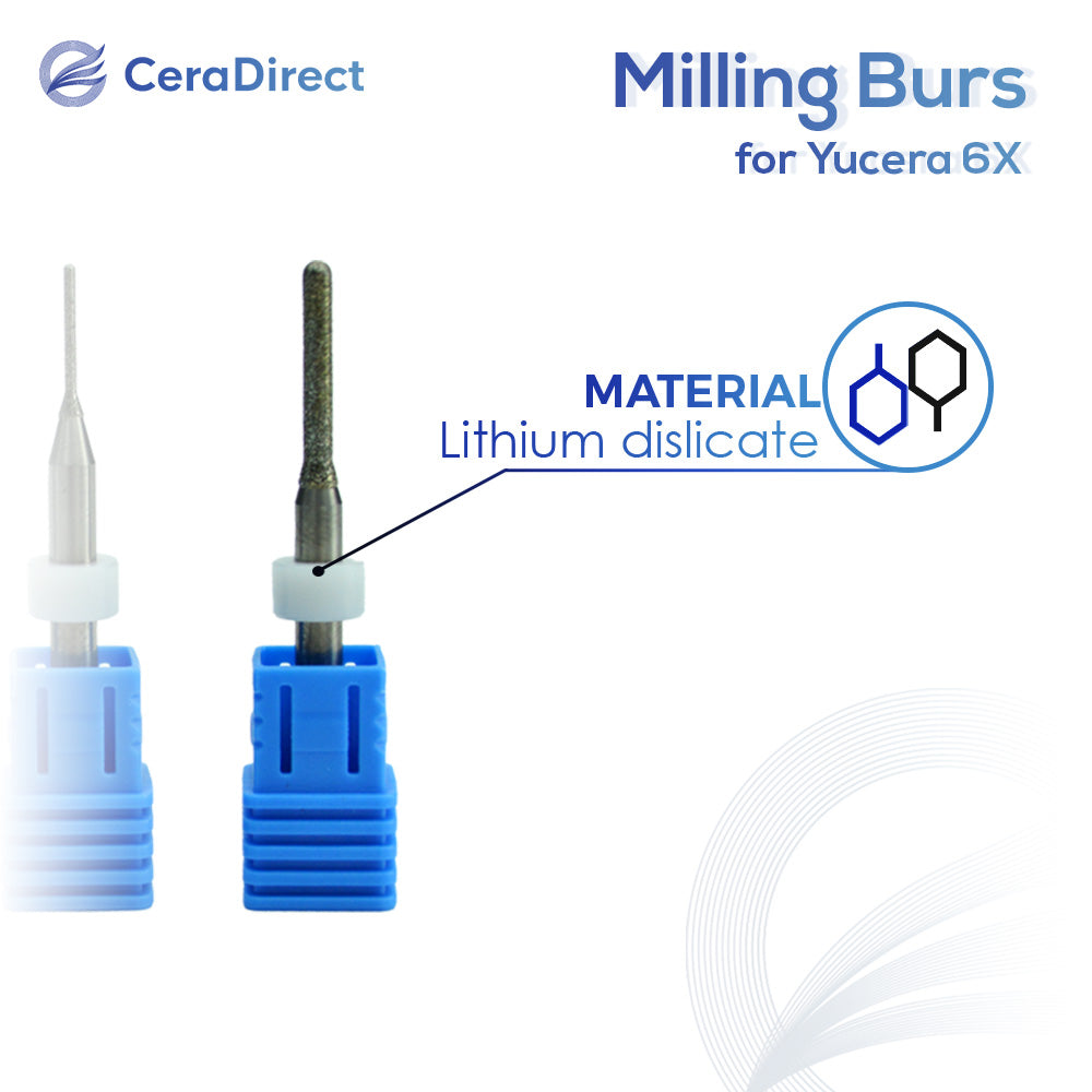 Milling Burs—Yucera(6X)Milling Machine