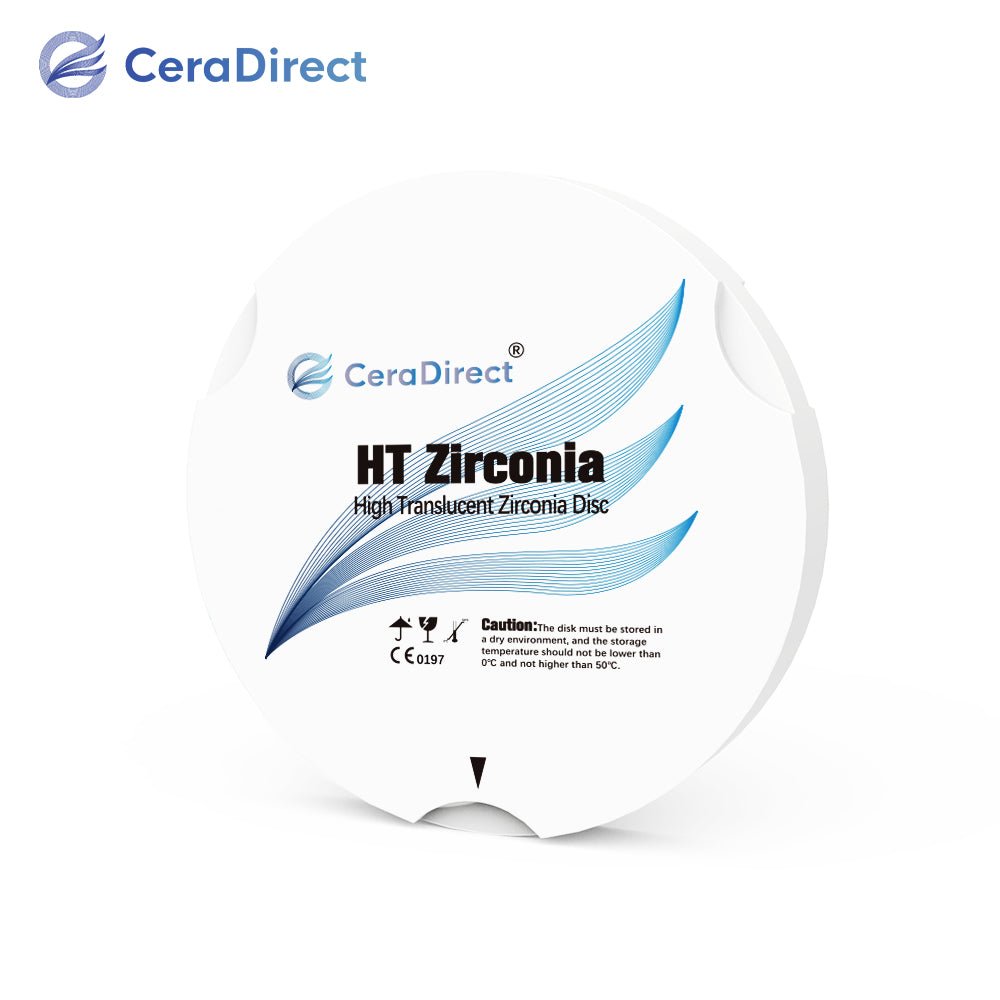 HT— White Zirconia Disc Zirkonzahn System (95mm) - CeraDirect