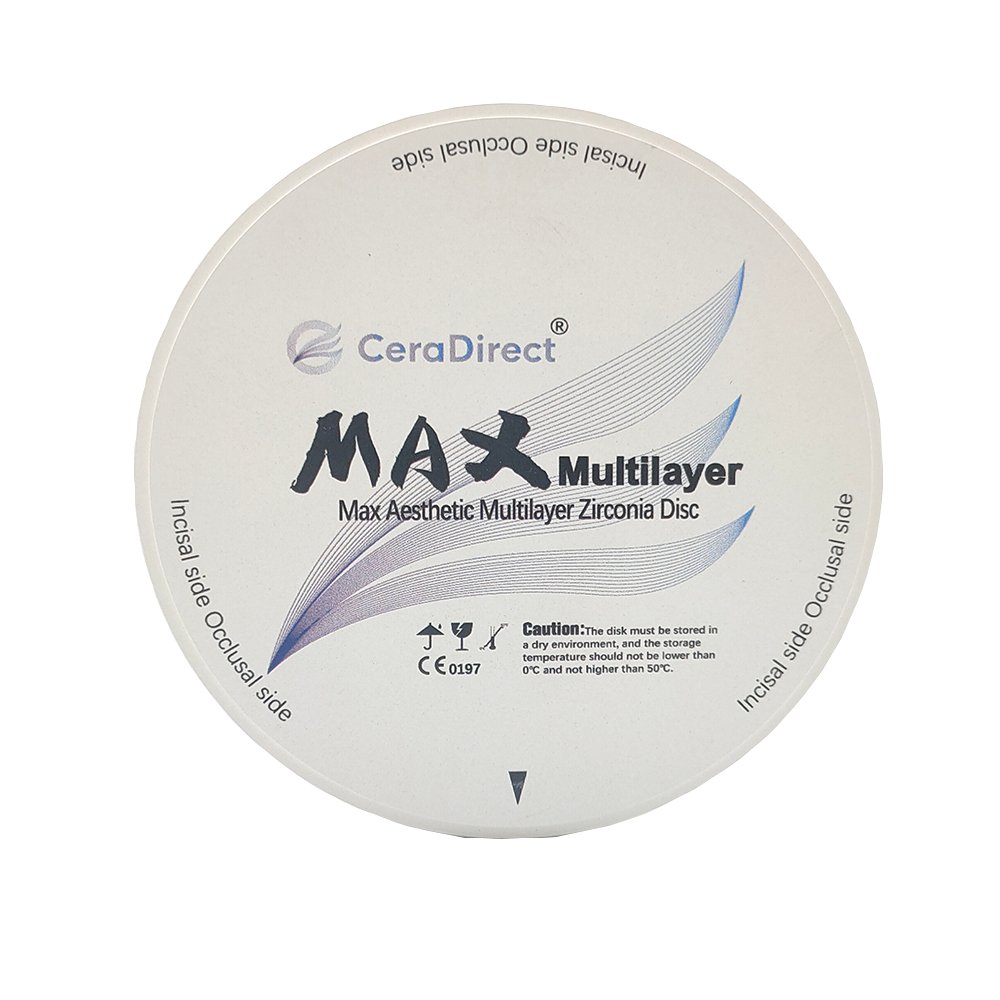 MAX——Multilayer zirconia - CeraDirect