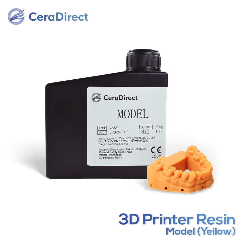 Résine/plâtre jaune pour modèle d'imprimante 3D (500 g)