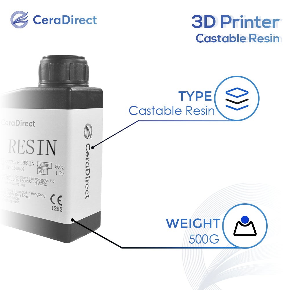 Résine coulable pour imprimante 3D (500 g)