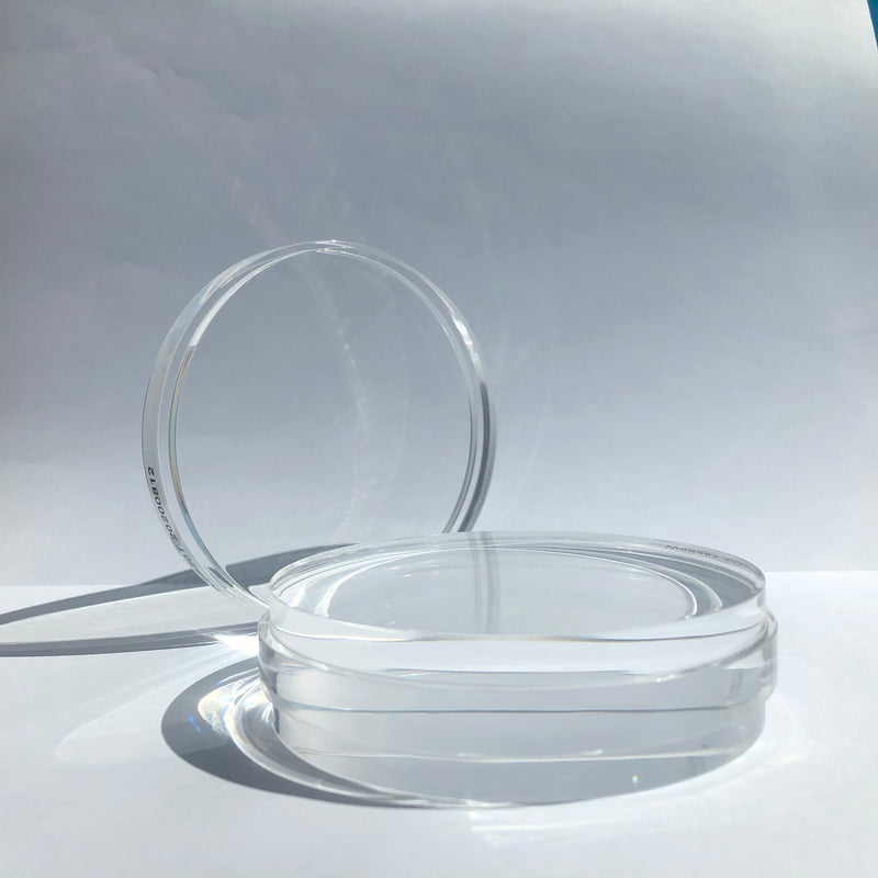 Bloque/disco de PMMA transparente—12 mm-30 mm