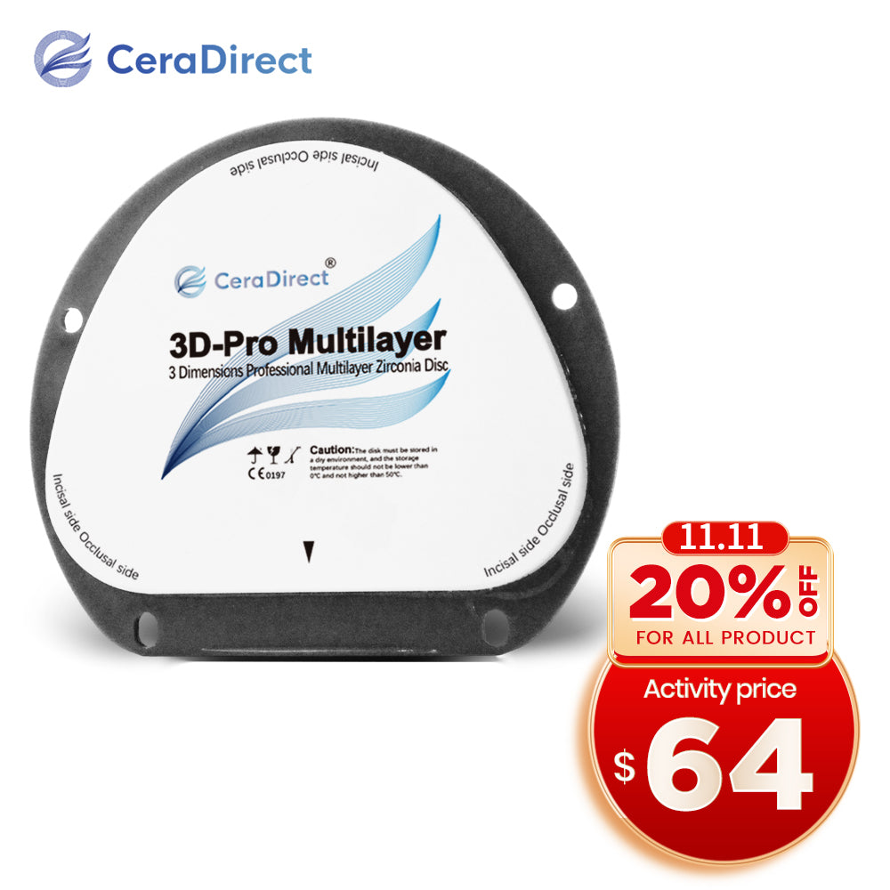 3D Pro—Multilayer Zirconia Disc AG System (71mm)