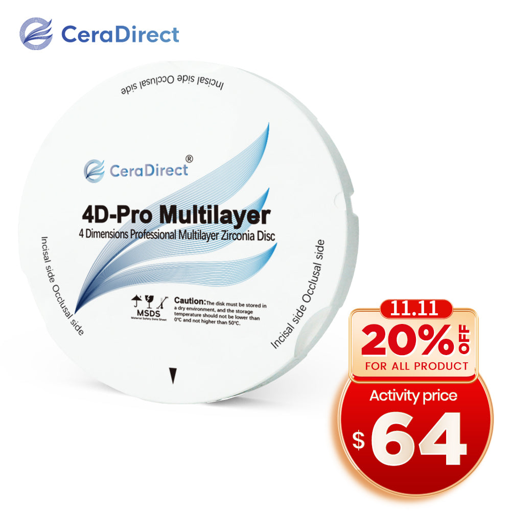 4D Pro—Système Zirkonzahn à disque en zircone multicouche (95 mm)