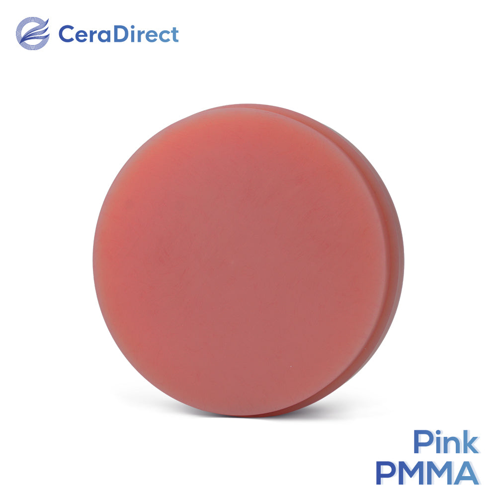 Disque PMMA rose—12 mm-30 mm