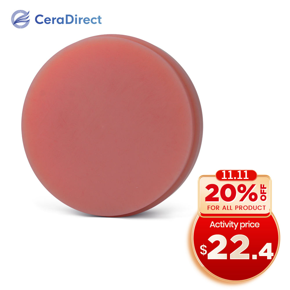 Pink PMMA Disc—12mm-30mm