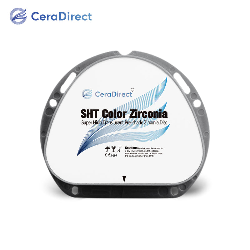 SHT+Color  — Pre-shaded Zirconia Disc AG system (71mm)