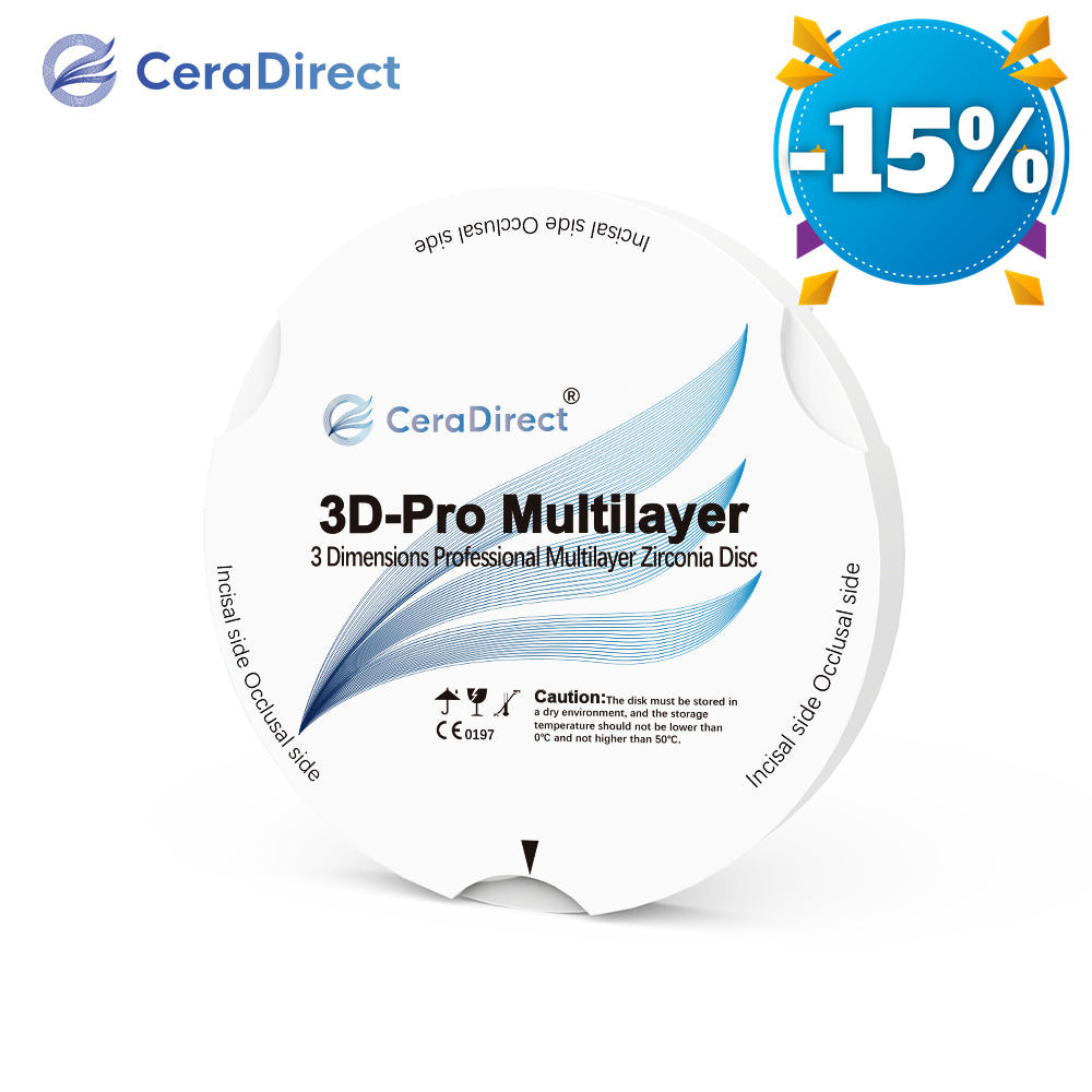 3D Pro—Multilayer Zirconia Disc Zirkonzahn System (95mm)