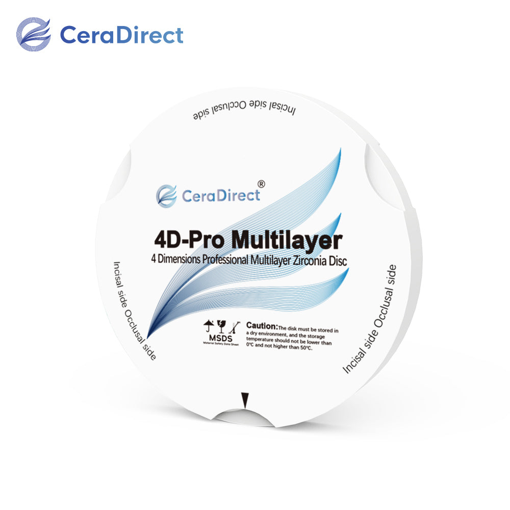 4D Pro—Sistema Zirkonzahn de disco de zirconio multicapa (95 mm)