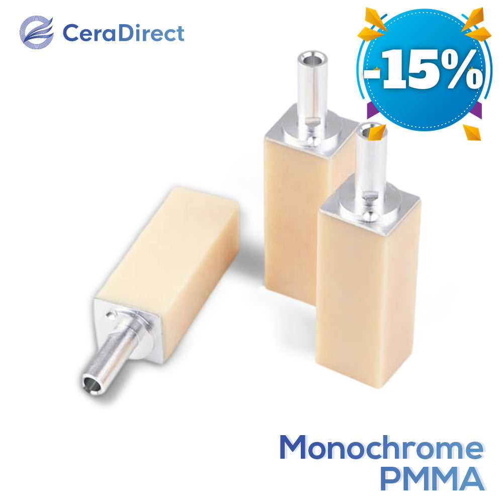 Bloque de PMMA monocromático: sistema Sirona VITA 16 colores