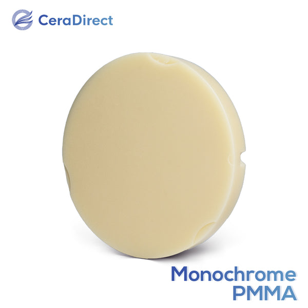 Monochrome  PMMA Block Zirkon zahn (95mm)—10mm-20mm