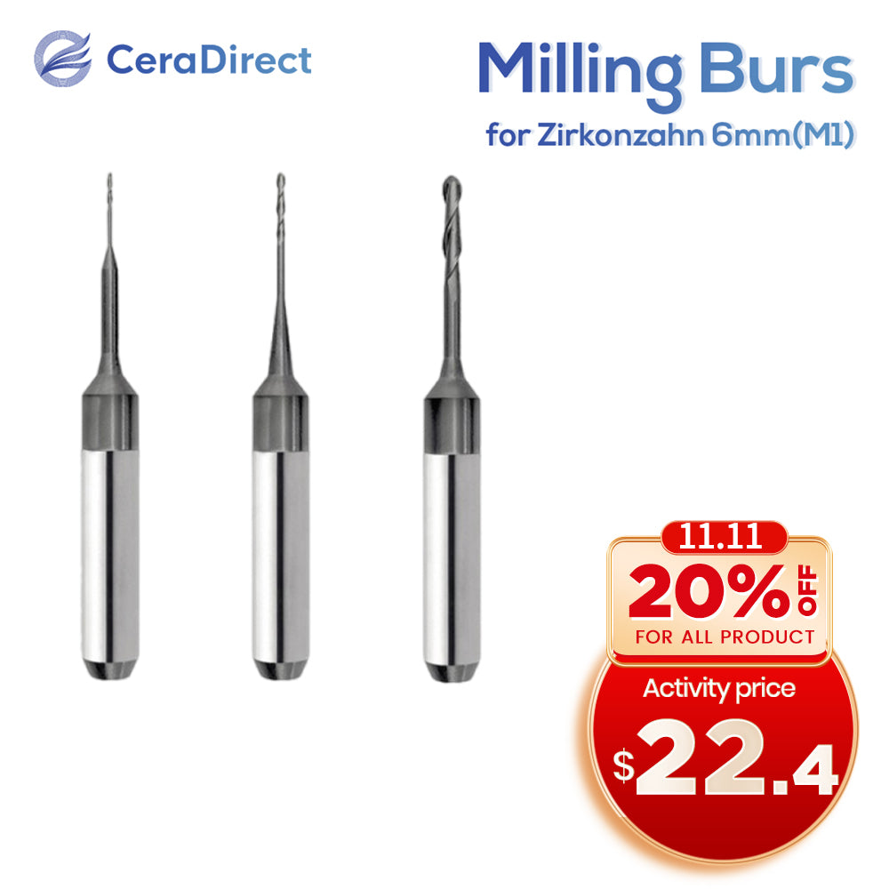 Milling Burs—Zirkonzahn（6mm）Milling Machine