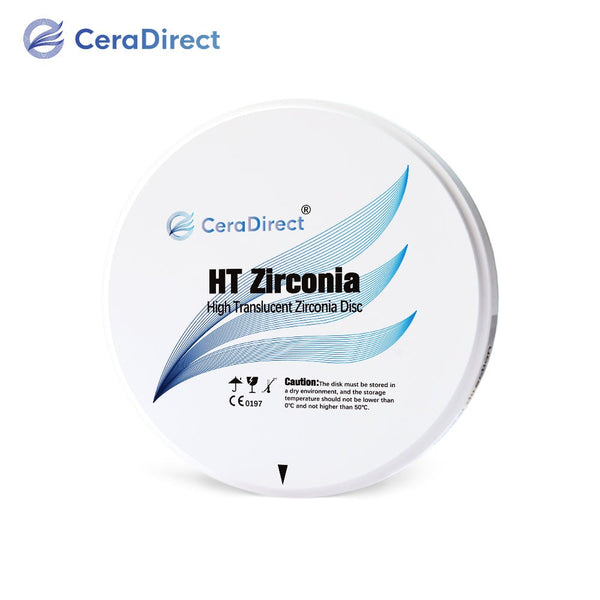 HT— White Zirconia Disc Open System (98mm) - CeraDirect