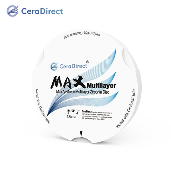 MAX Multilayer Zirconia Disc Zirkonzahn System (95mm) | Ceradirect