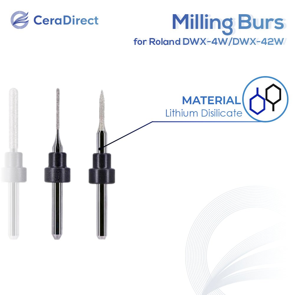 Milling Burs——Roland（DWX-4W DWX-42W）Milling Machine - CeraDirect