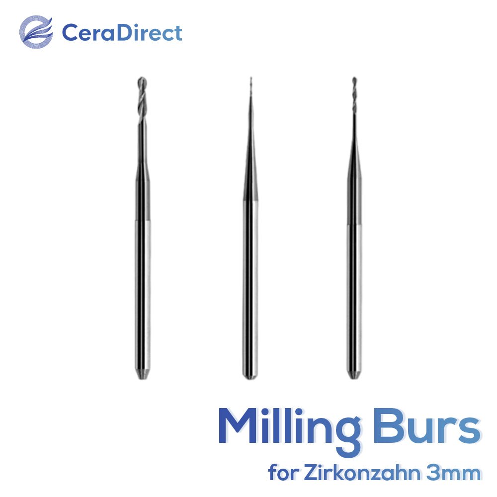 Milling Burs——Zirkonzahn（3mm）Milling Machine - CeraDirect