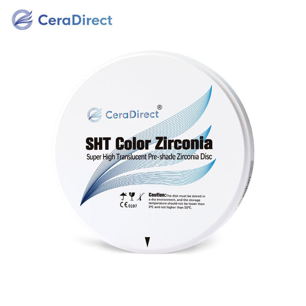 SHT+Color—Preshaded Zirconia Disc Open System (98mm) - CeraDirect