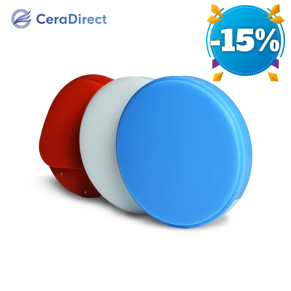 Bloco de CERA - Branco/Vermelho/Azul (8 peças)