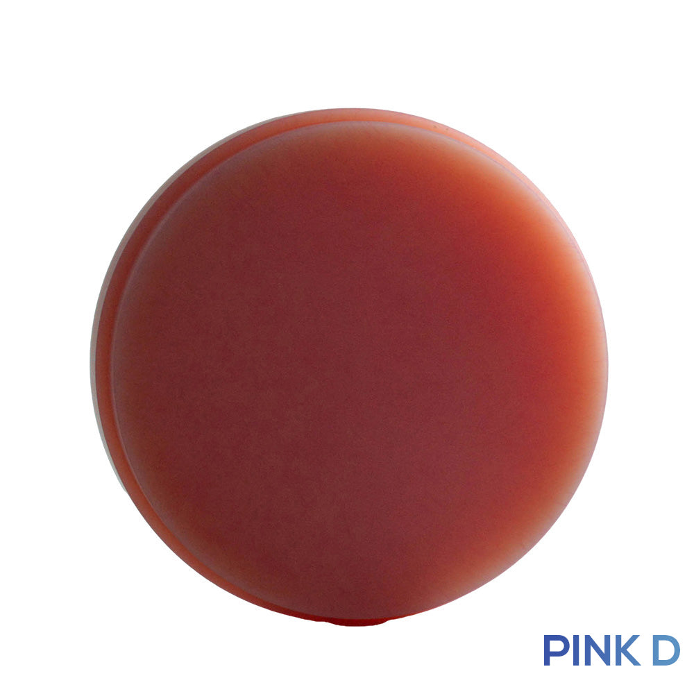 Bloque/disco de PMMA rosa: 12 mm-30 mm